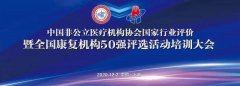 常州阳光康复医院参与国家行业评价与康复50强评选标准培训大会